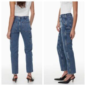 NEW AGOLDE Rami Carpenter Jeans Repetition Dark Blue Cargo Utility Cooper 28